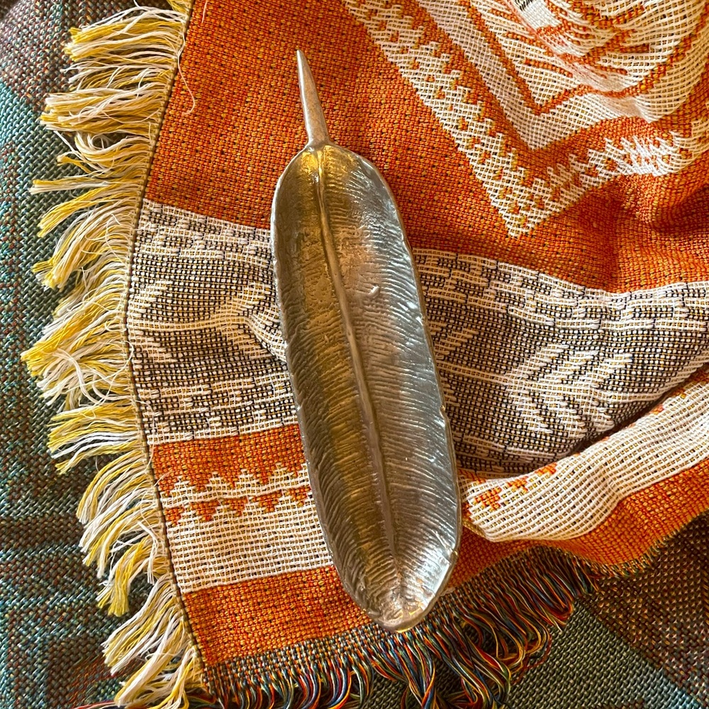 Silver Feather Long Tray 🪶